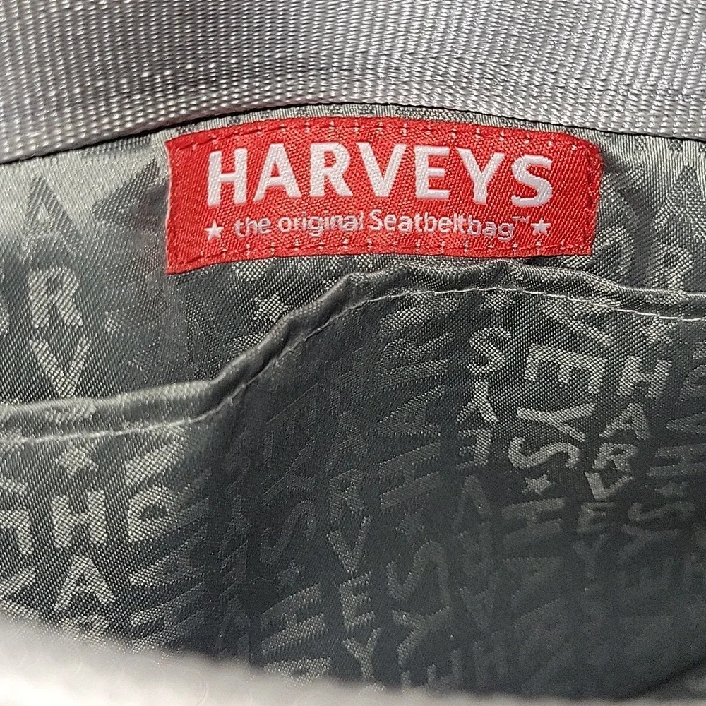 Harvery's Silver Seatbelt Bag